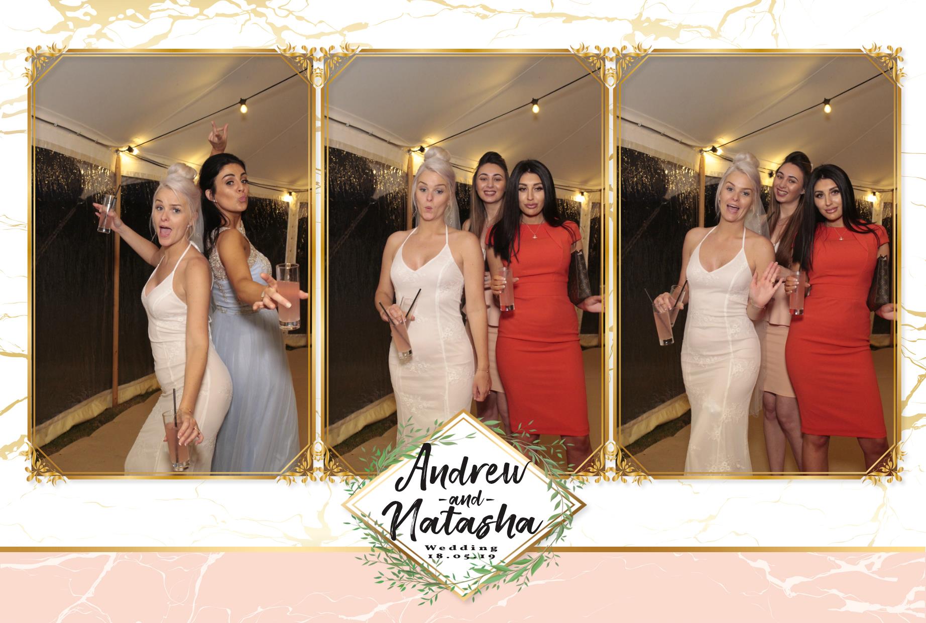 Andrew & Natasha's Wedding  | View more photos from the event at gallery.myphotoboothexperience.co.uk/u/MyPhotoBoothExperienceLtd/Andrew-Natashas-Wedding